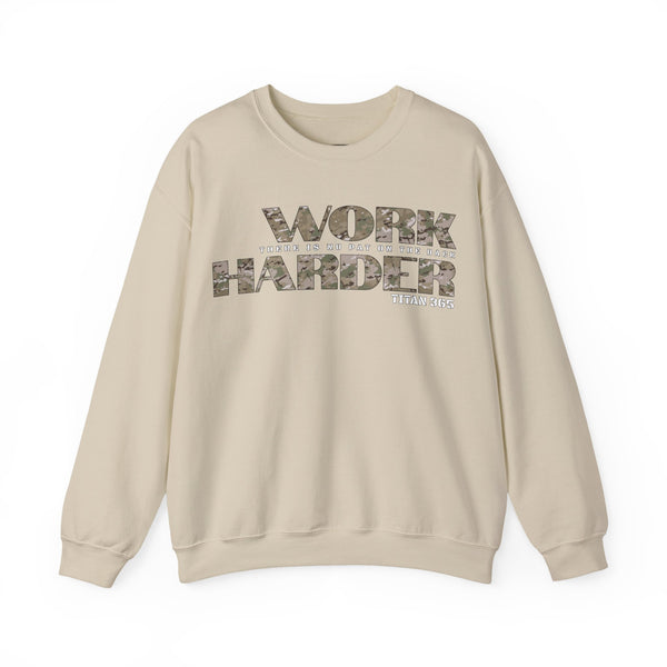 WORK HARDER Crewneck Sweatshirt