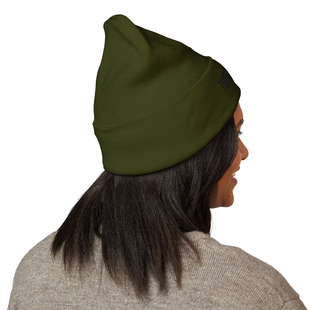 Three.Six.Five Embroidered Cuffed Beanie