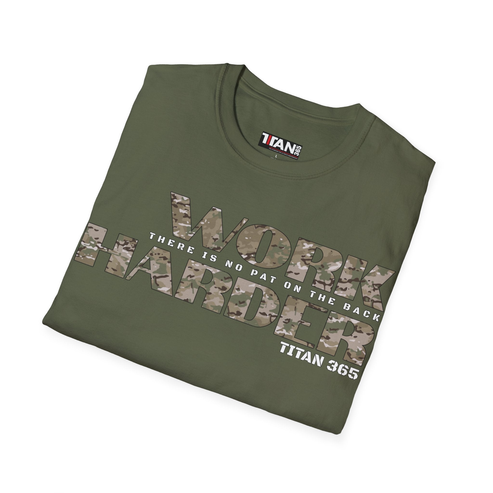 WORK HARDER Unisex Tee