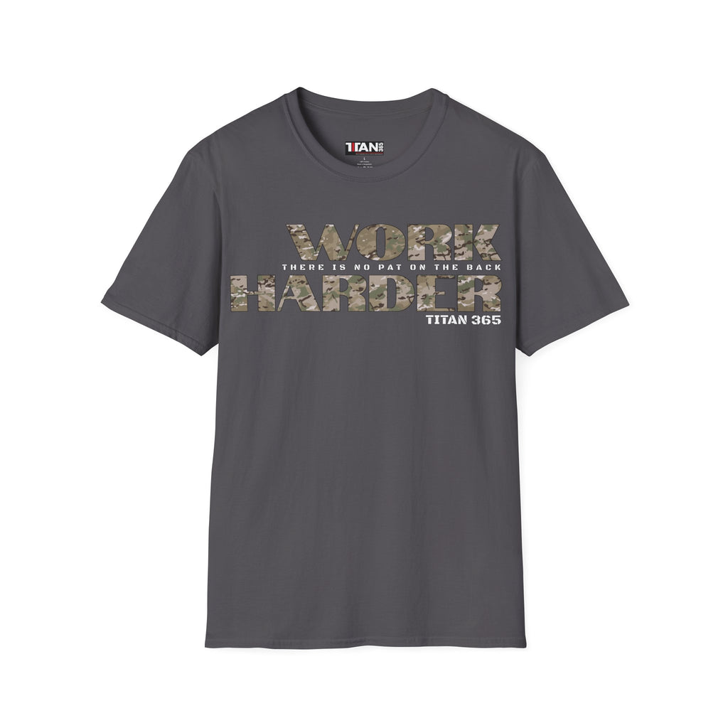 WORK HARDER Unisex Tee
