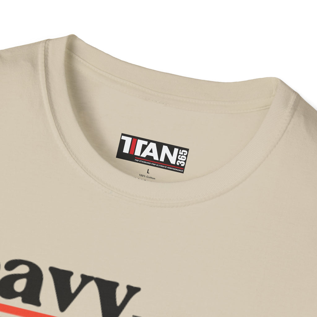 HEAVY CREW (black text) Unisex Tee