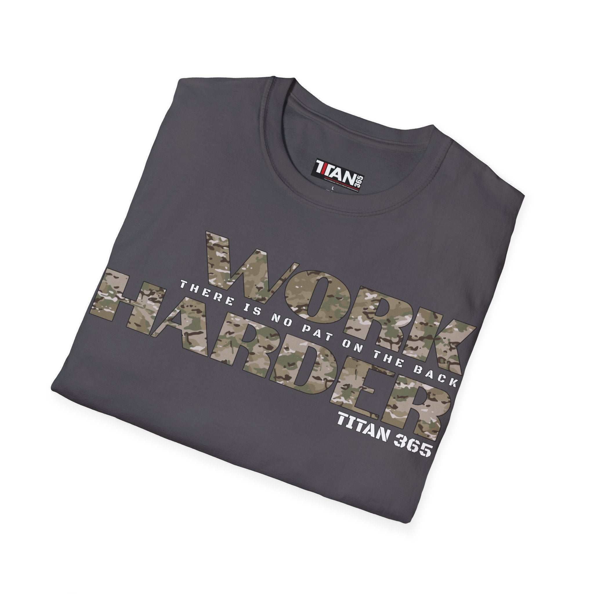 WORK HARDER Unisex Tee