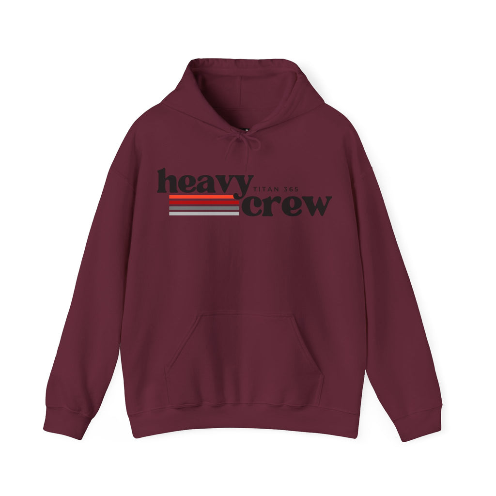 HEAVY CREW (black text) Performance Hoodie