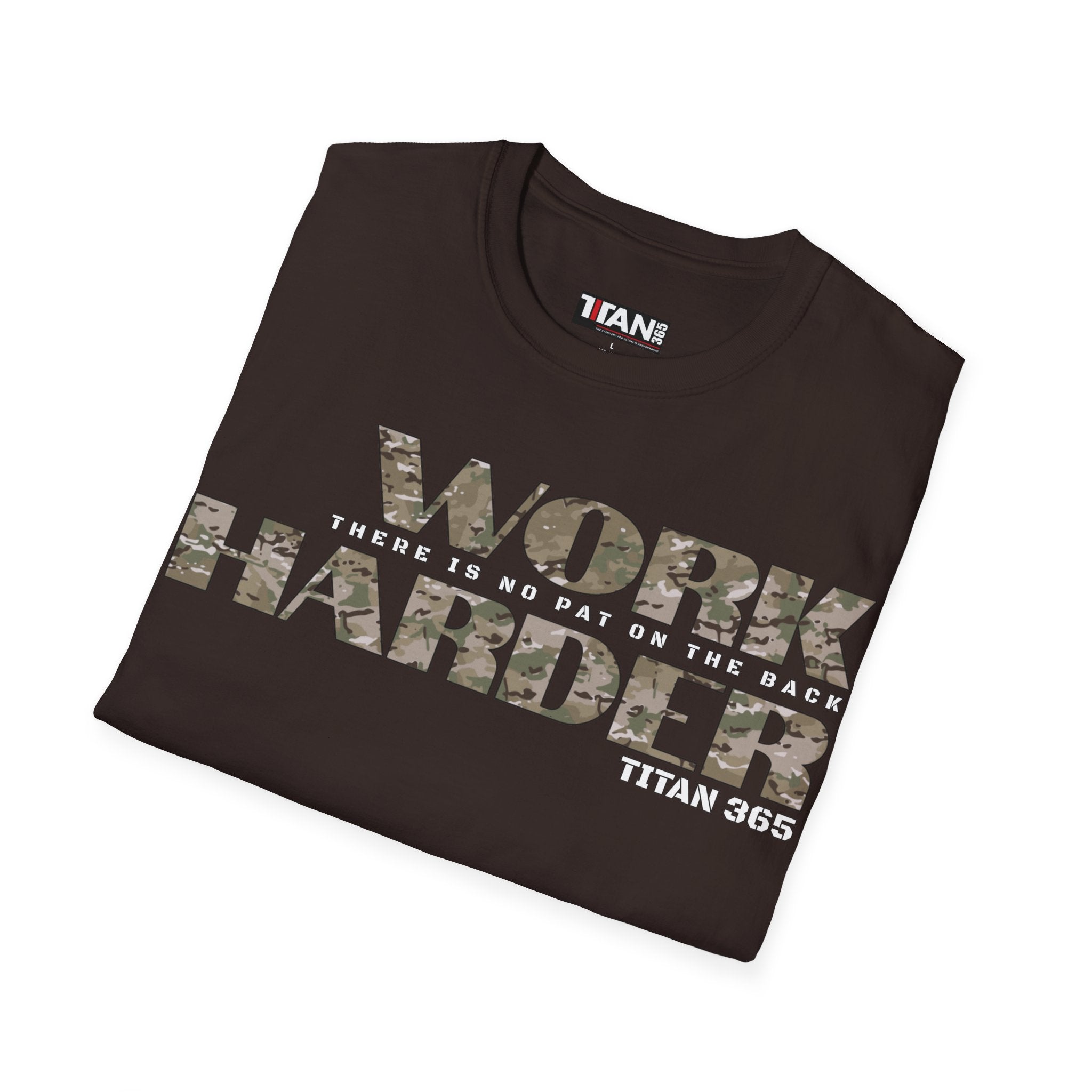 WORK HARDER Unisex Tee