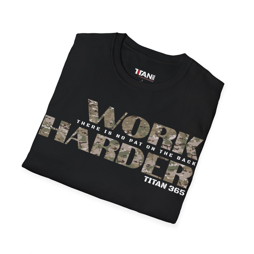 WORK HARDER Unisex Tee