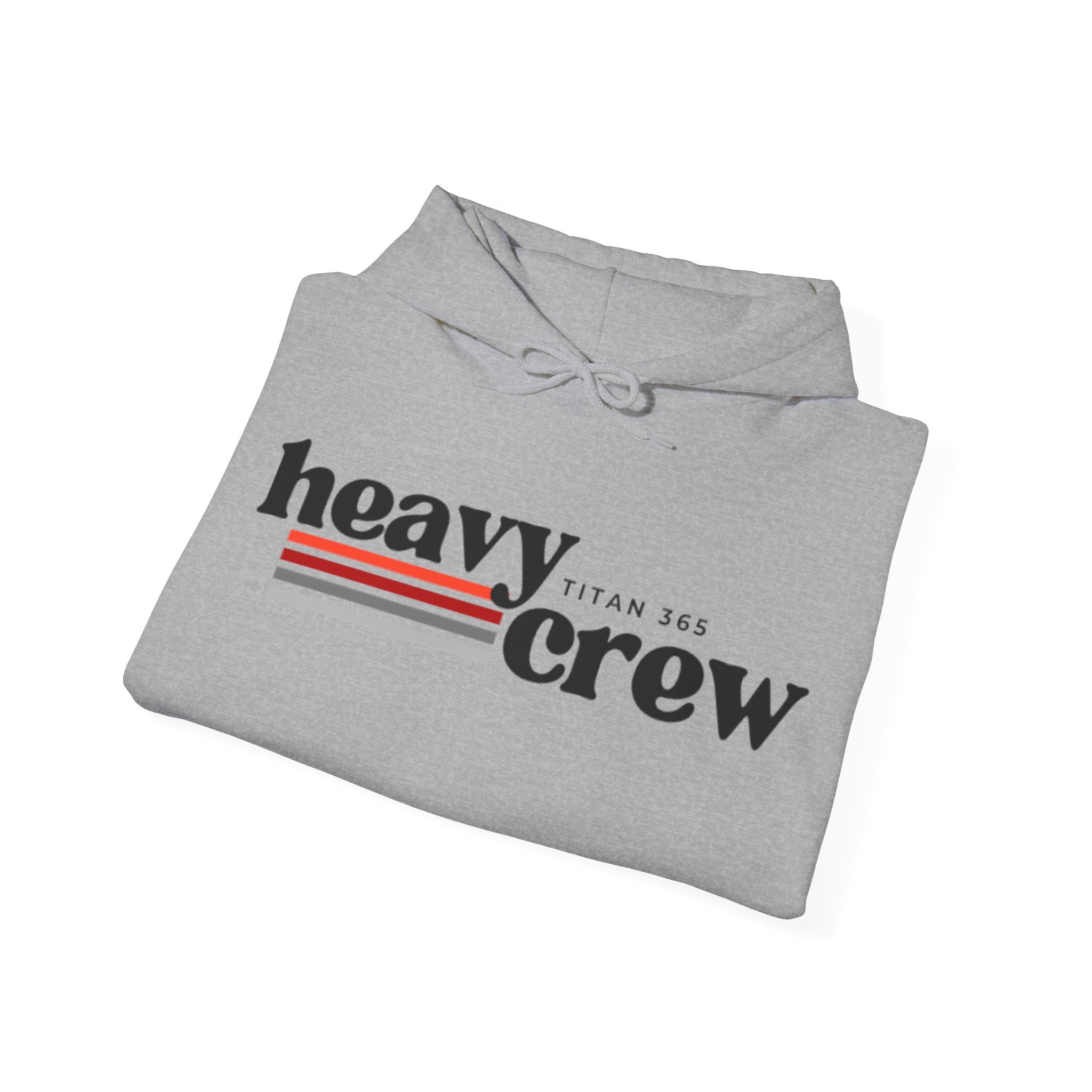 HEAVY CREW (black text) Performance Hoodie