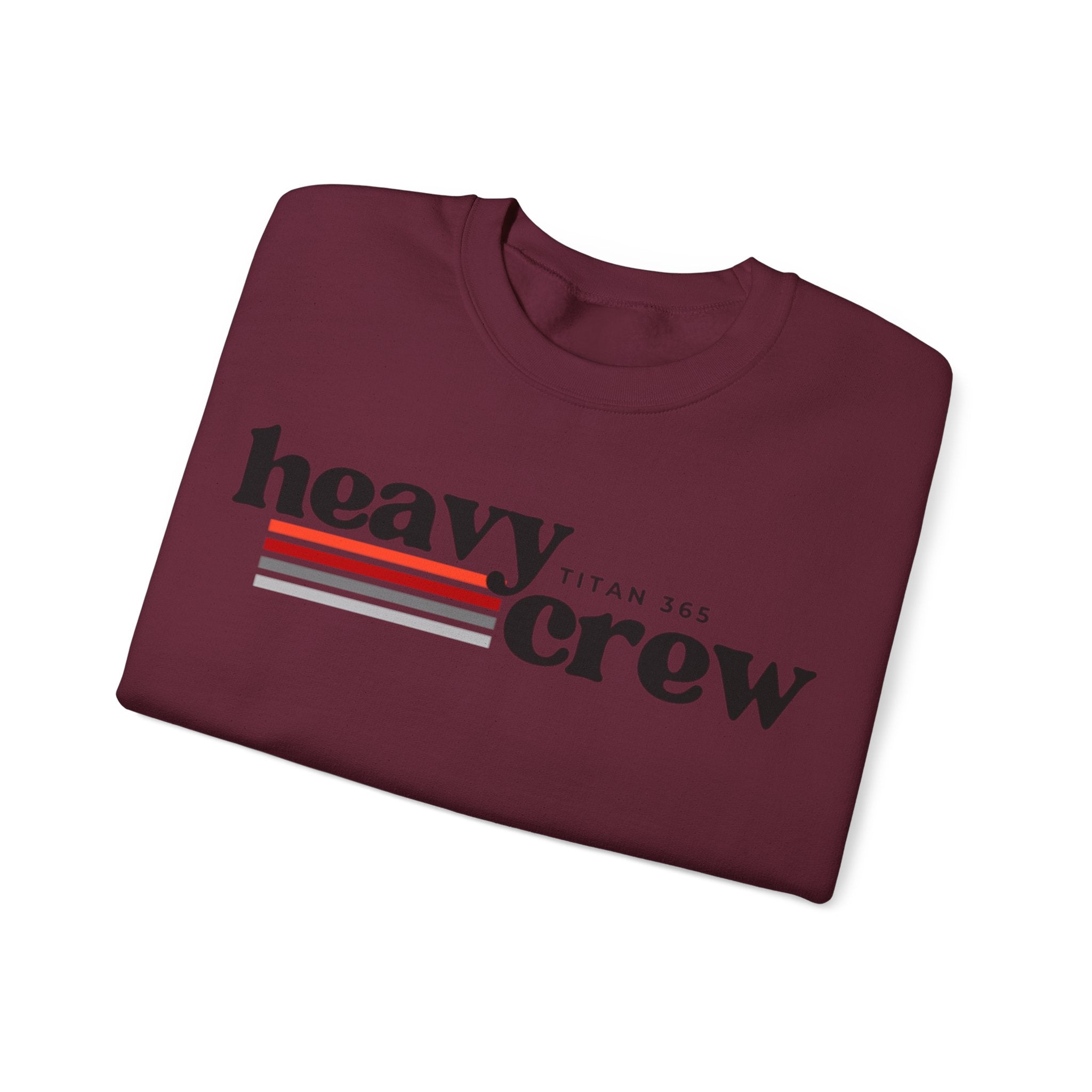 HEAVY CREW (black text) Crewneck Sweatshirt