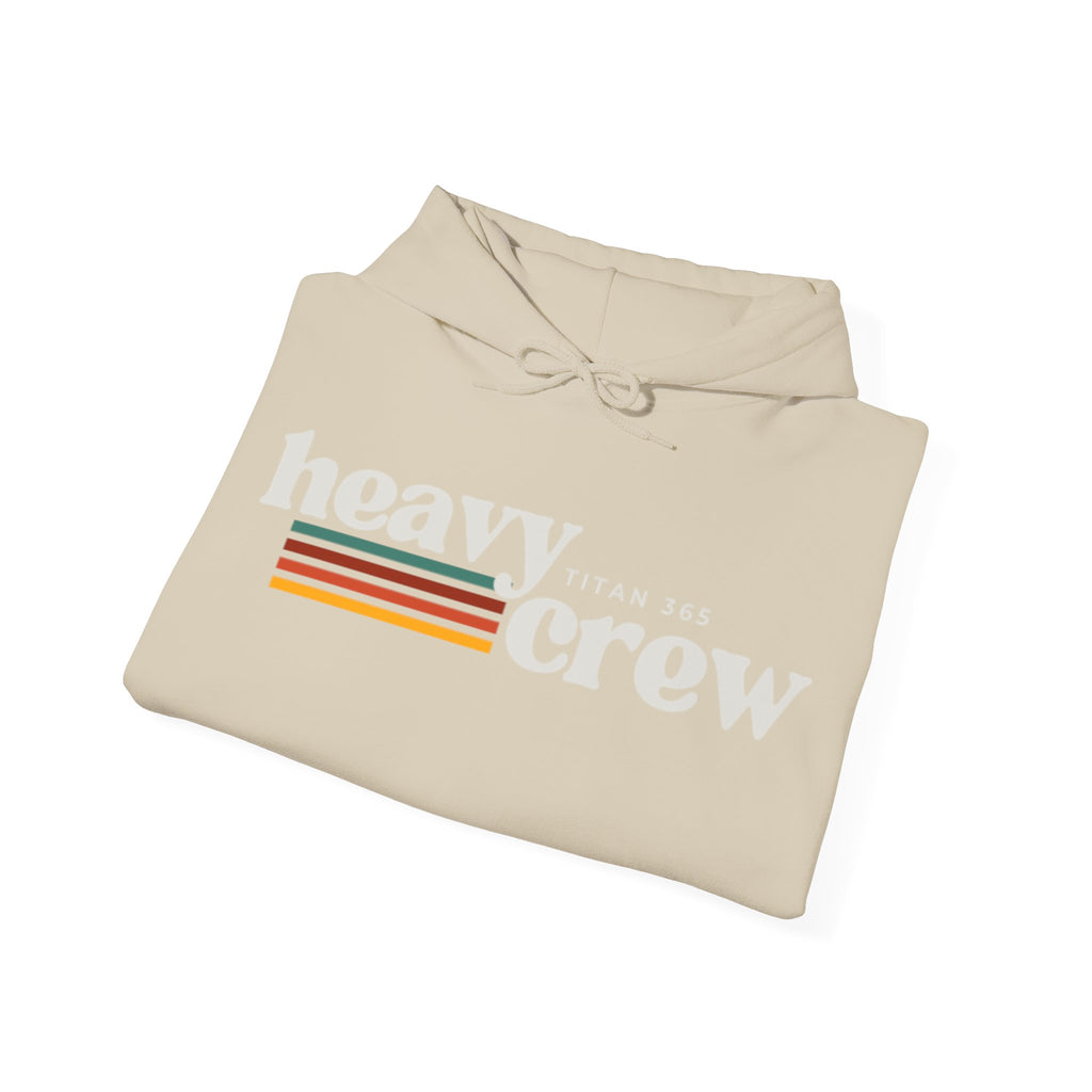 HEAVY CREW (grey text) Performance Hoodie