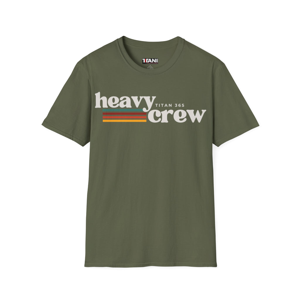 HEAVY CREW (grey text) Unisex Tee