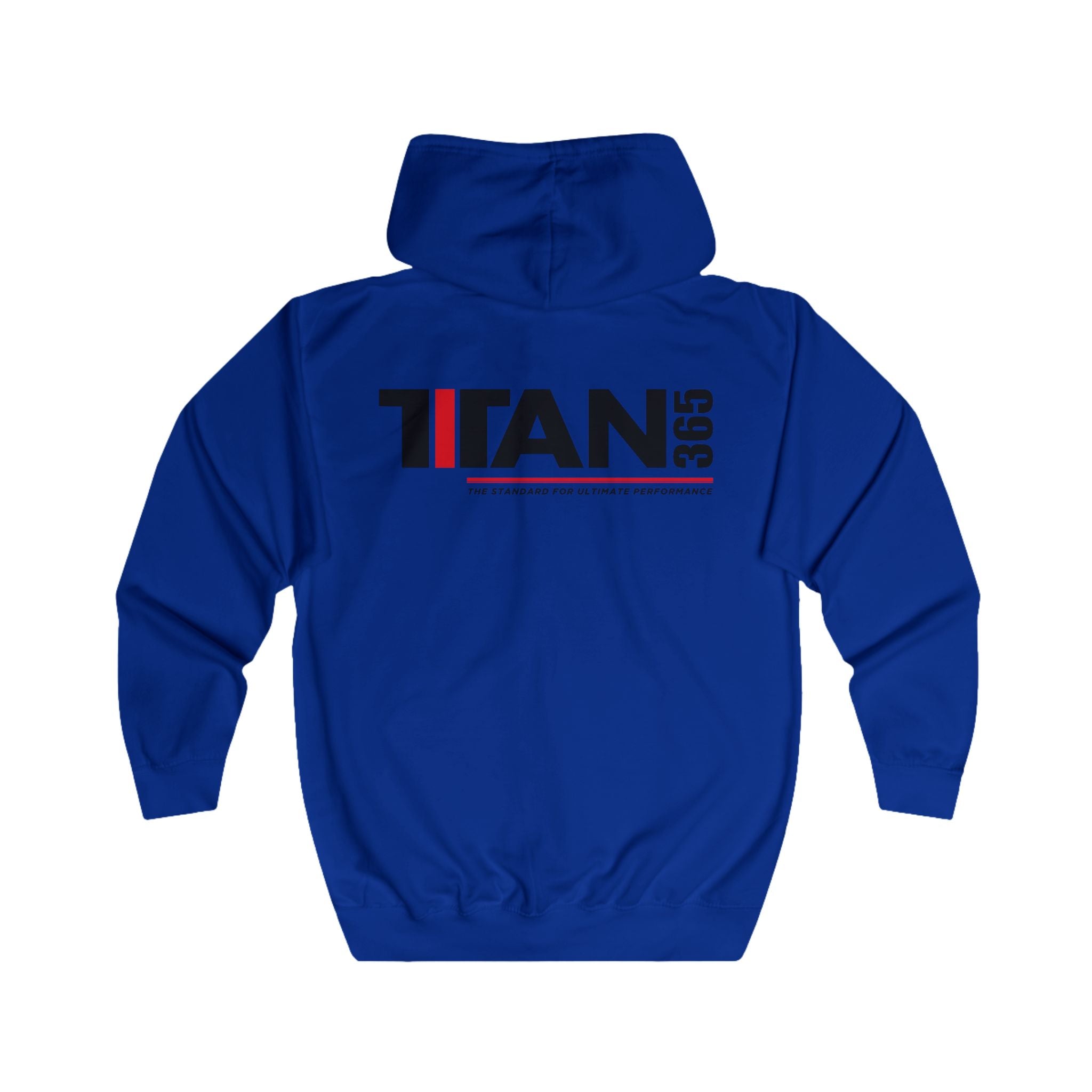 Titan365 Logo Hoodie — Full-Zip Zip-Up Sweatshirt (UNISEX)