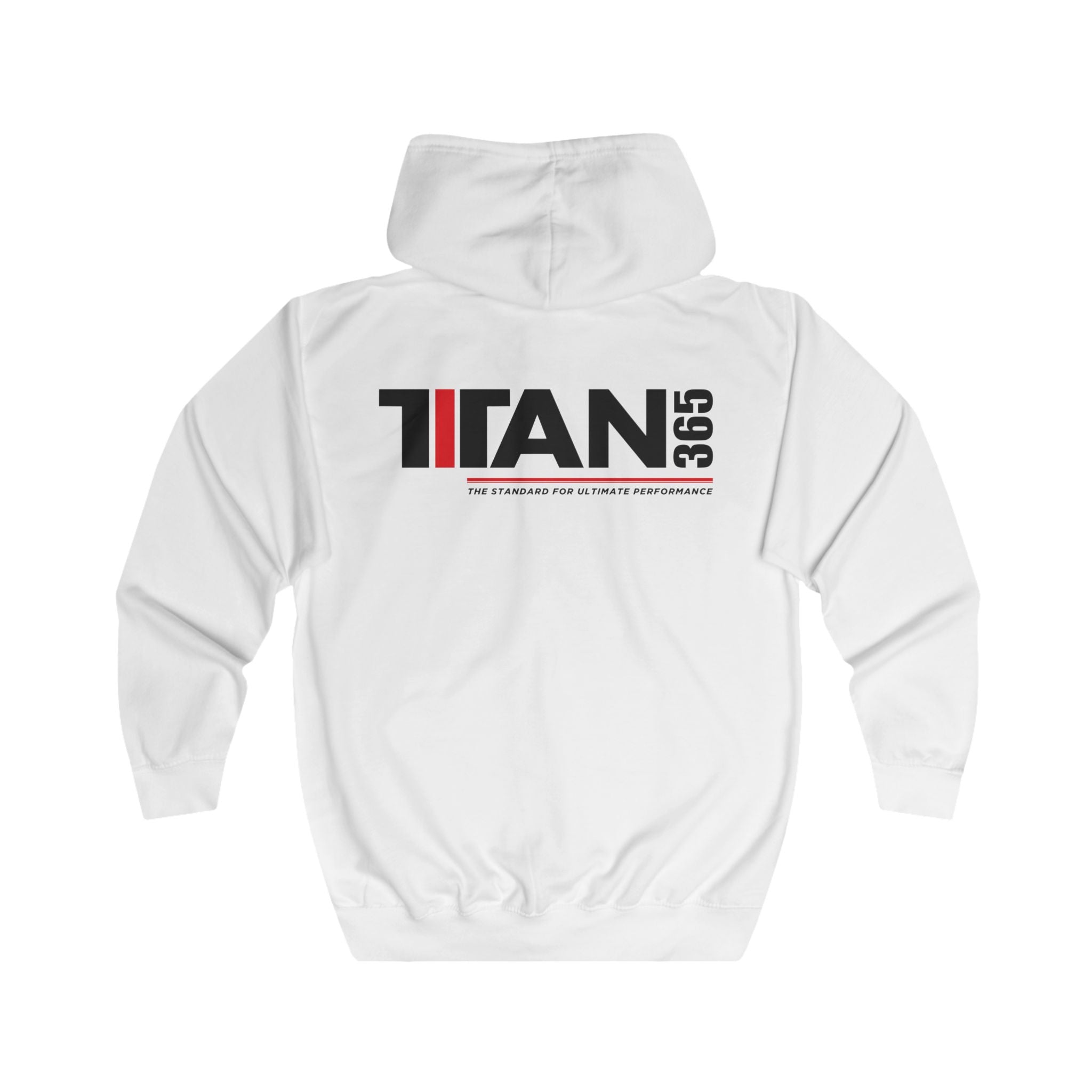 Titan365 Logo Hoodie — Full-Zip Zip-Up Sweatshirt (UNISEX)