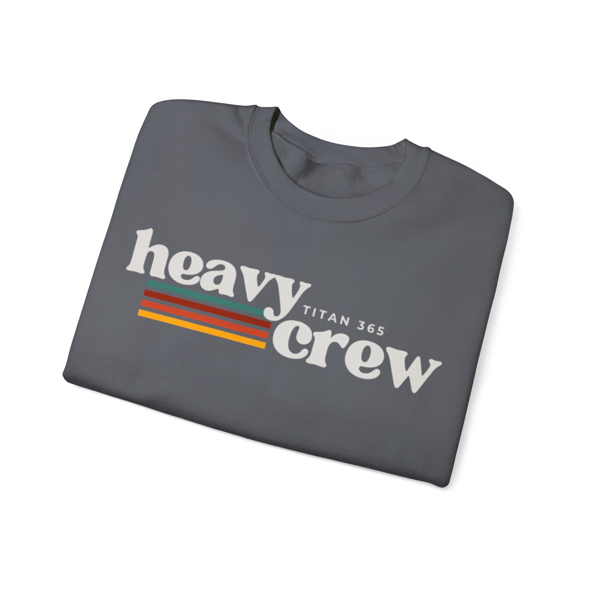 HEAVY CREW (grey text) Crewneck Sweatshirt
