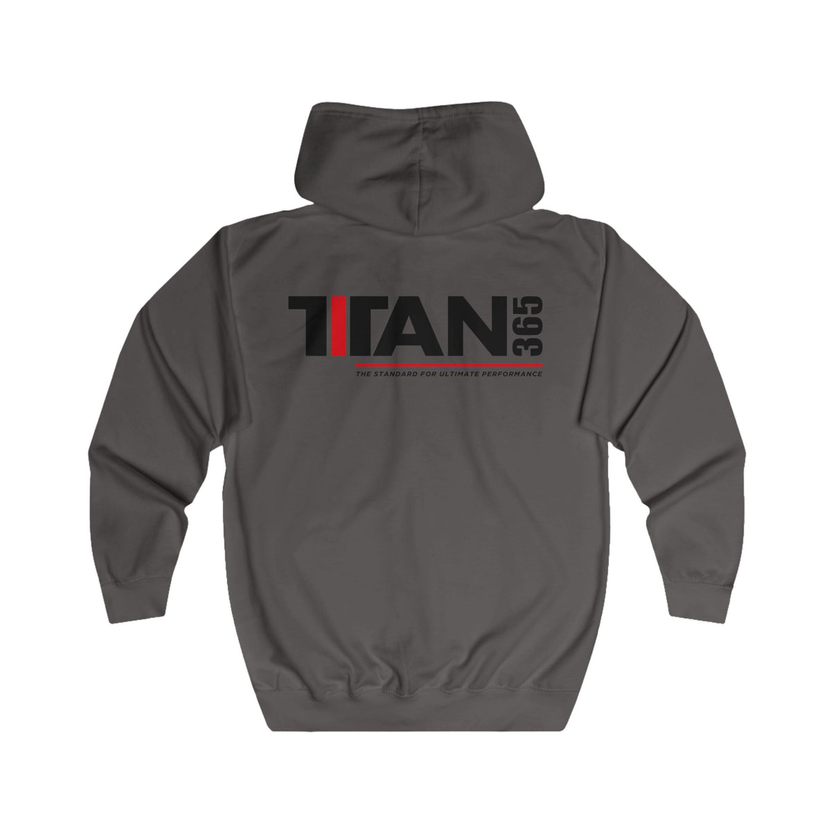Titan365 Logo Hoodie — Full-Zip Zip-Up Sweatshirt (UNISEX)