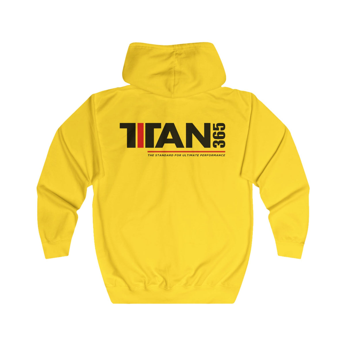 Titan365 Logo Hoodie — Full-Zip Zip-Up Sweatshirt (UNISEX)