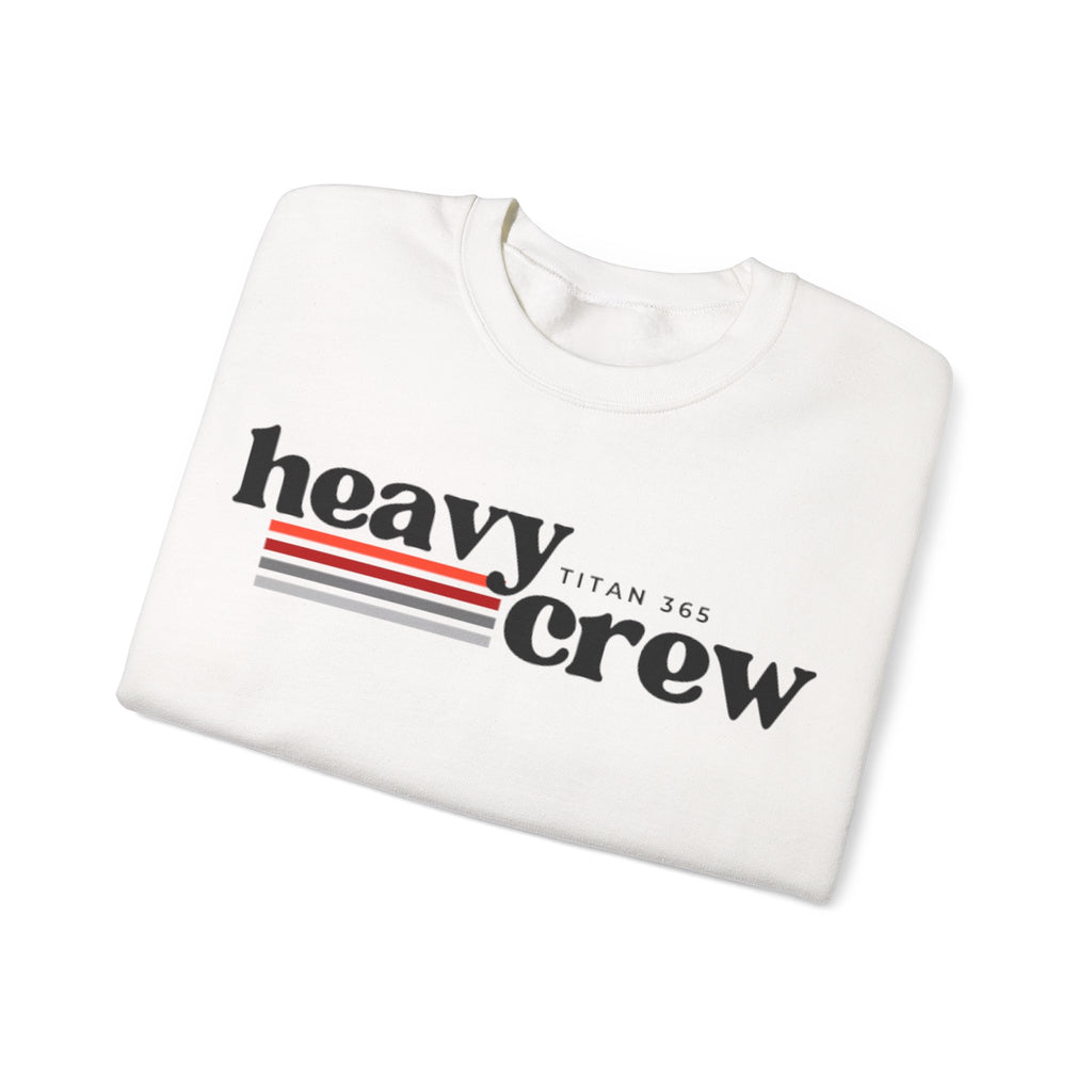 HEAVY CREW (black text) Crewneck Sweatshirt