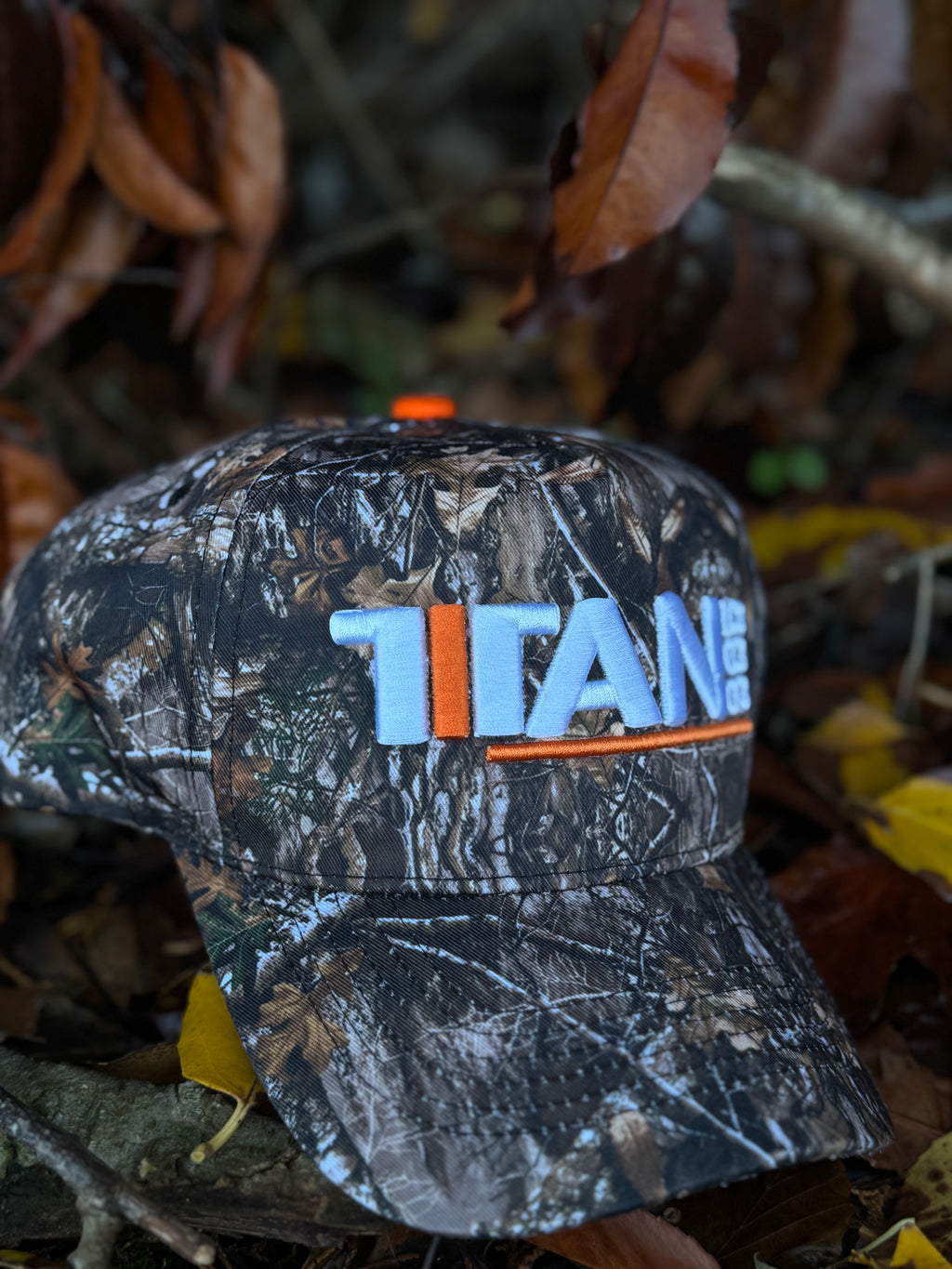 TITAN 365 CAMO HAT (FLO ORANGE)