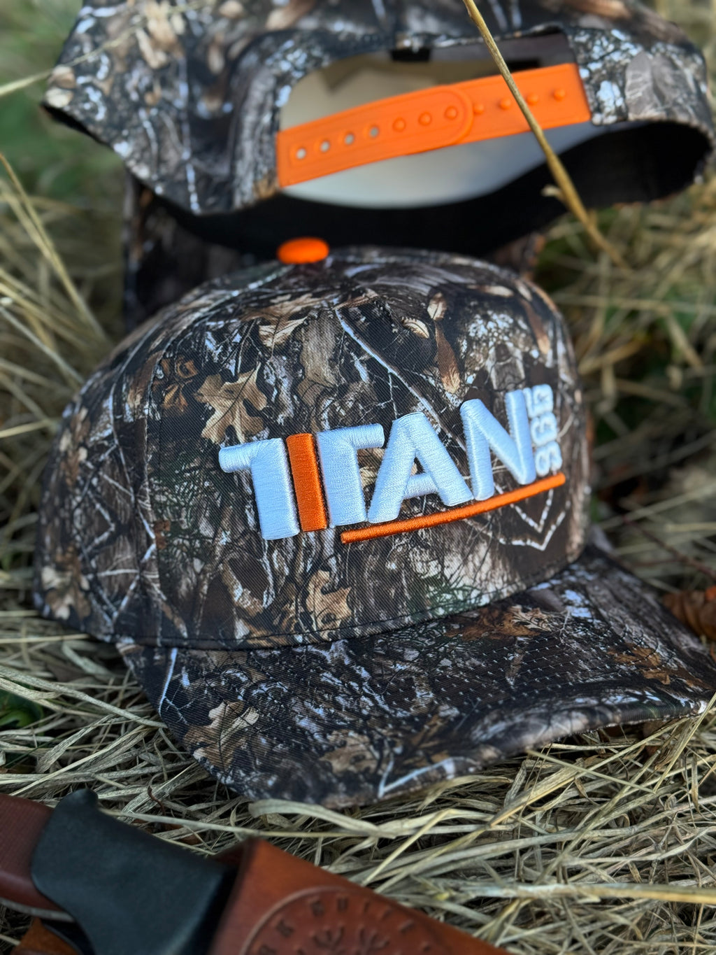 TITAN 365 CAMO HAT (FLO ORANGE)